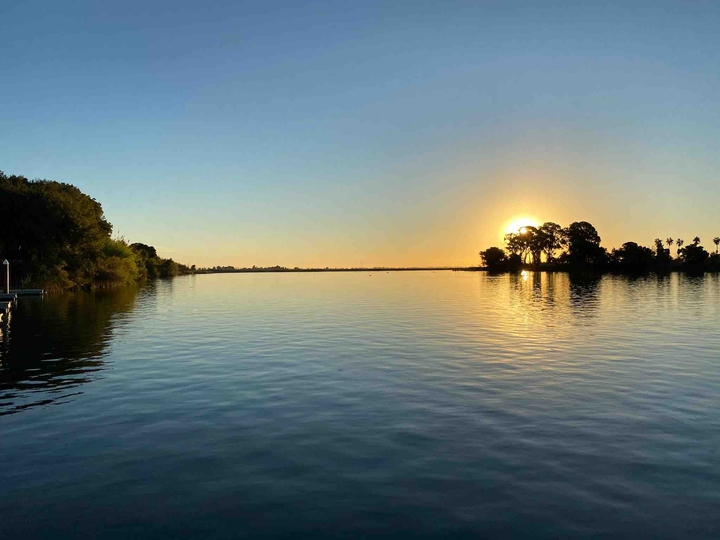 sunrise on the delta