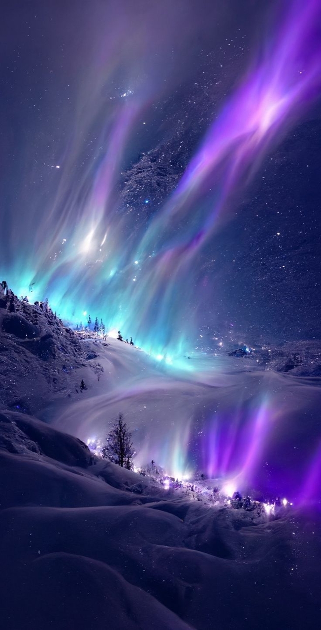 sfondi winter, night