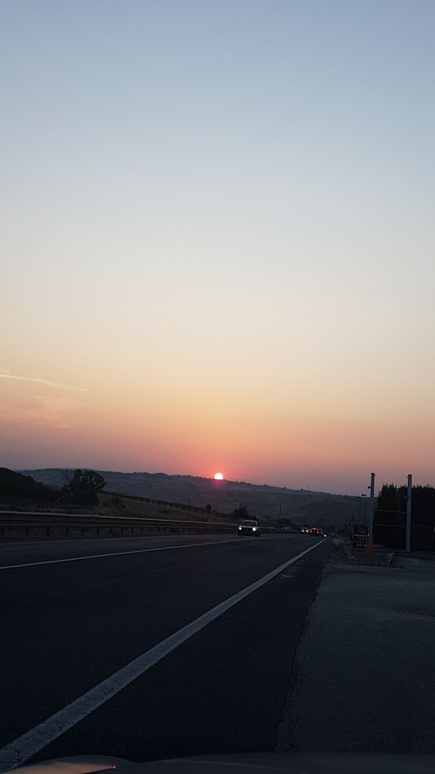 al tramonto