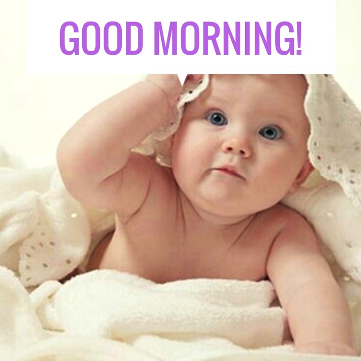 baby say good morning