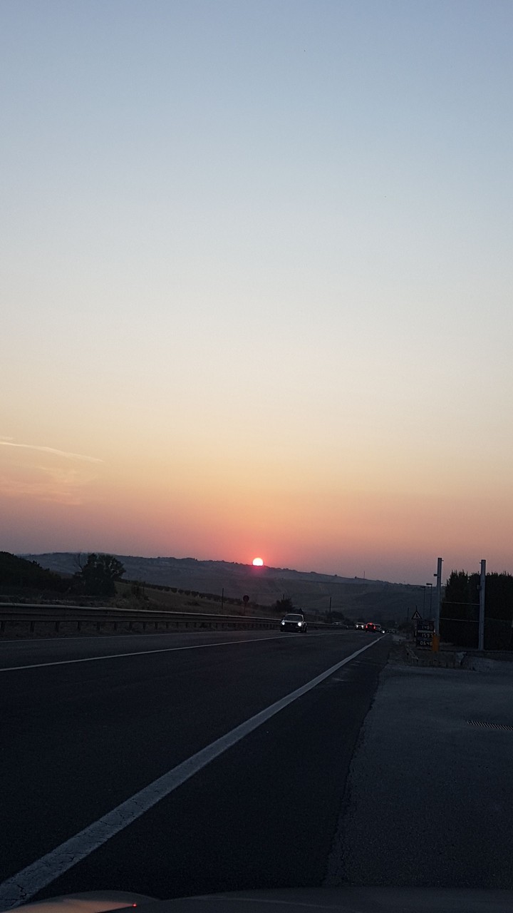 al tramonto