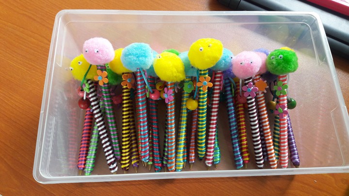 funny pom poms