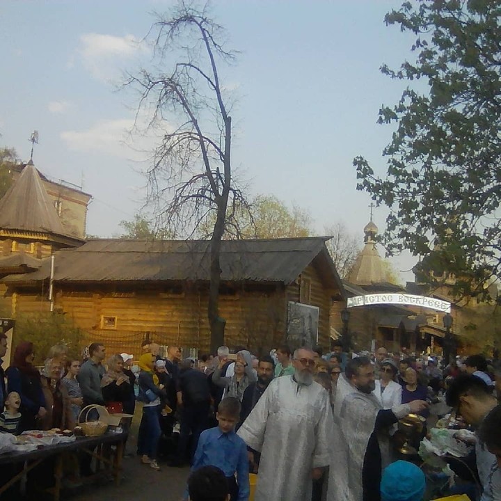 освящение яиц куличей