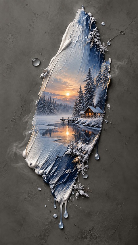 тапети winter, ice