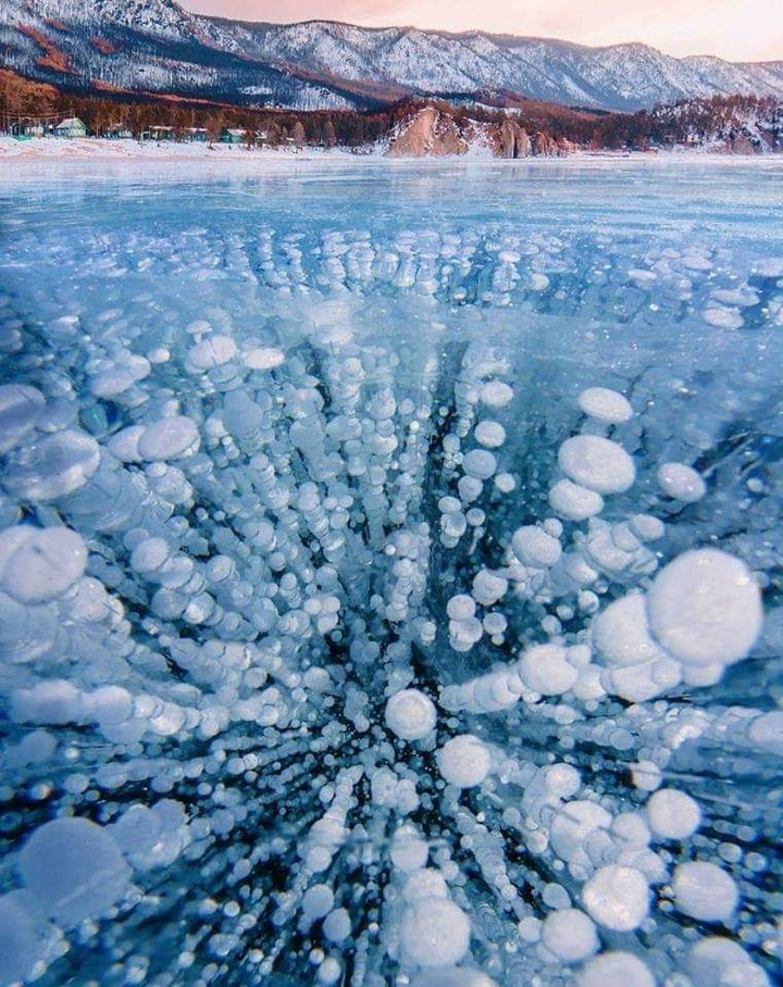 Frozen methane