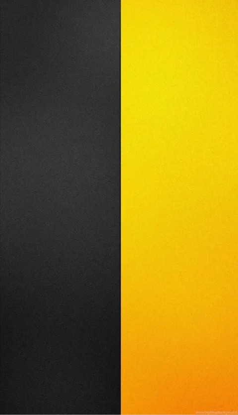 black and yellow