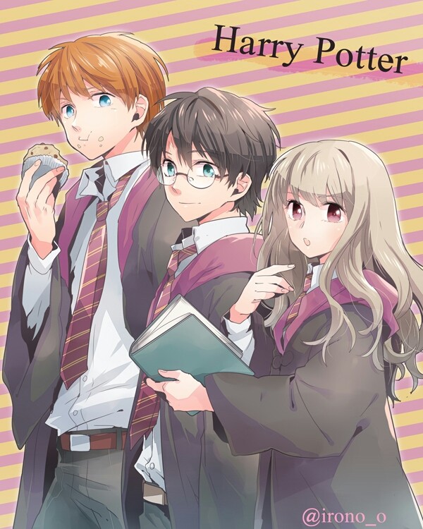 Ron,Harry and Hermione