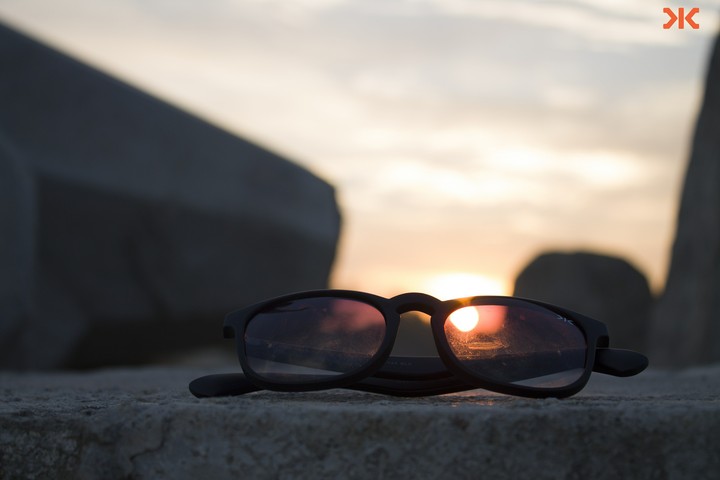 my sunglass on beach