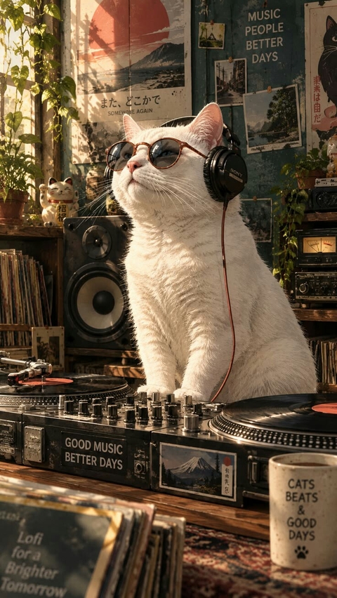 cat, 胡須桌布