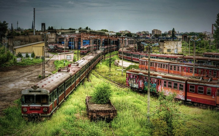 old trains