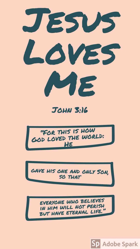 jesus loves me