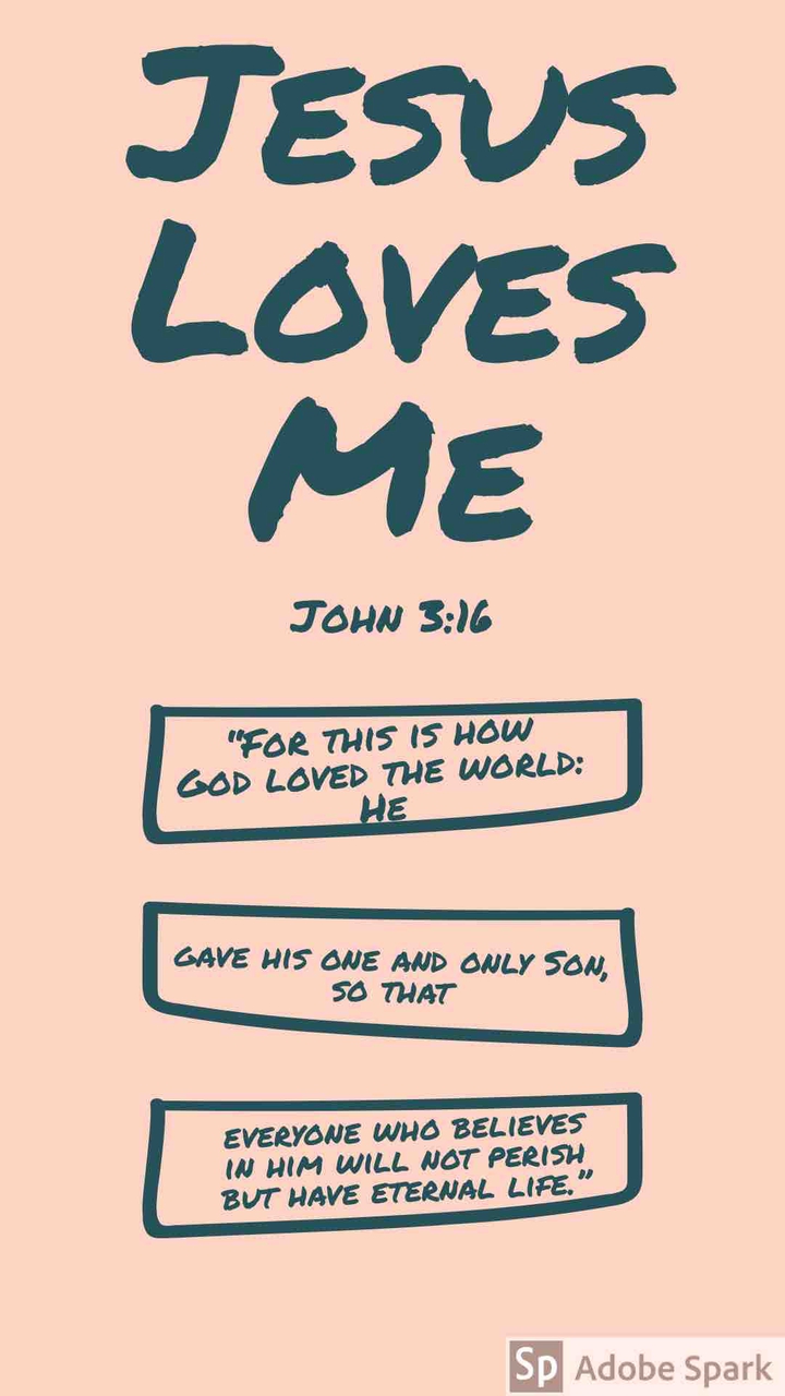 jesus loves me