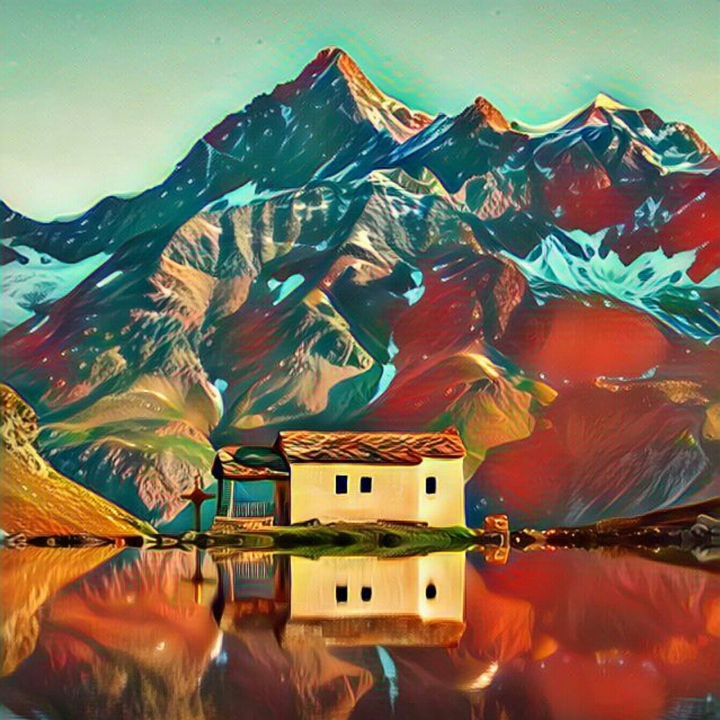 Friends Home and lake