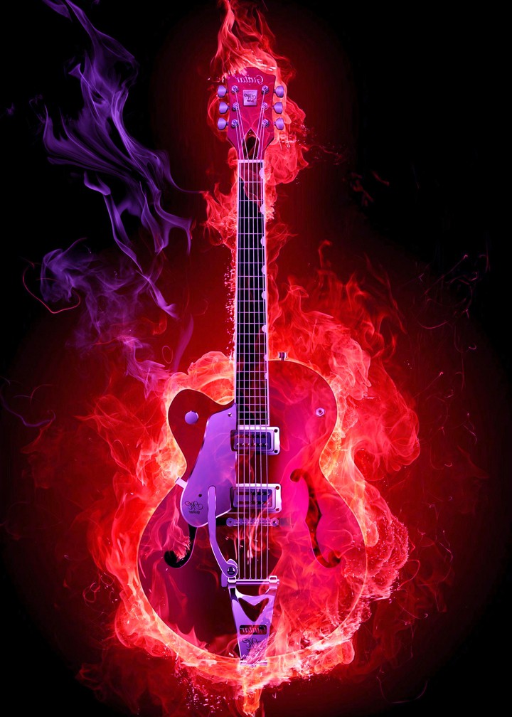 fire guitar