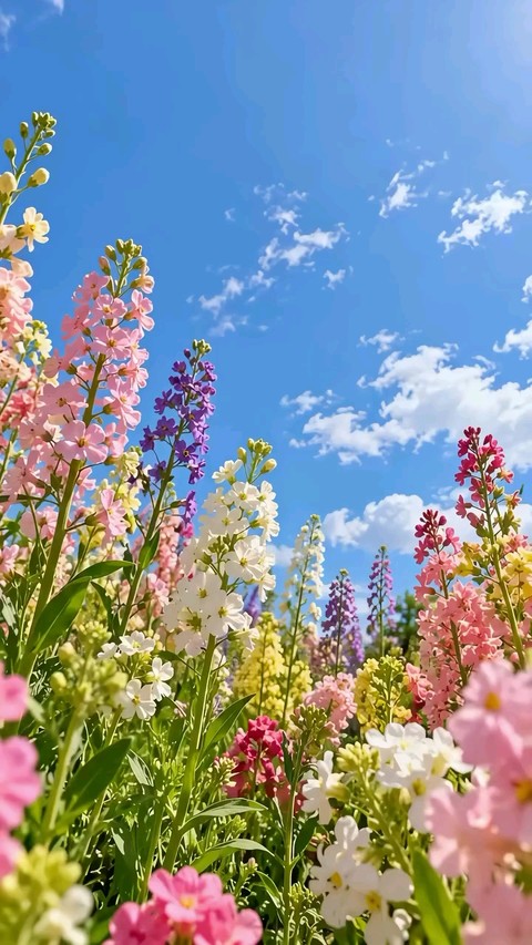 Flower with sky
