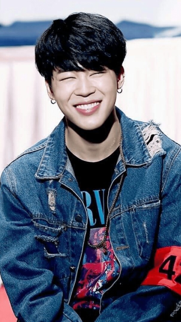 Jimin's lovely and sweet smile