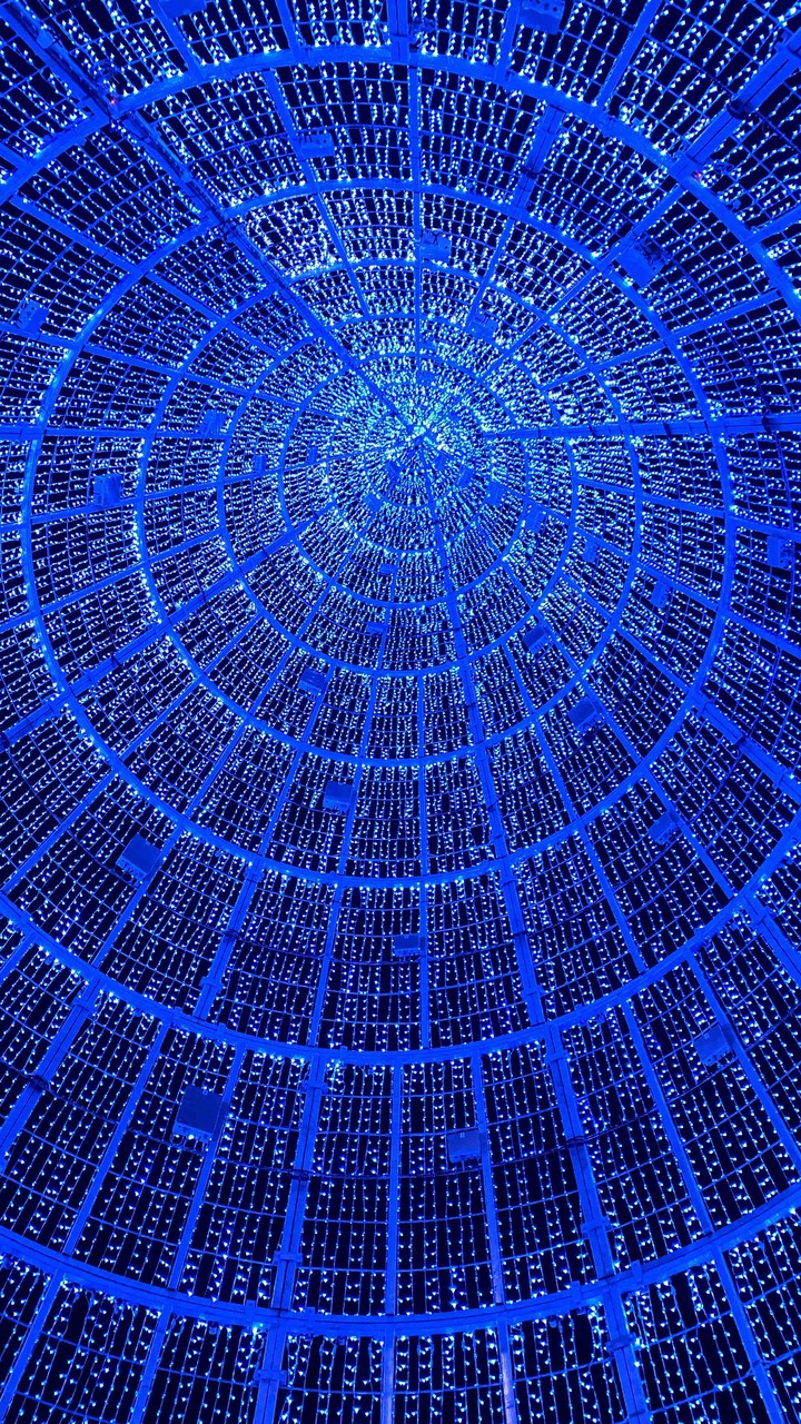 blue lights