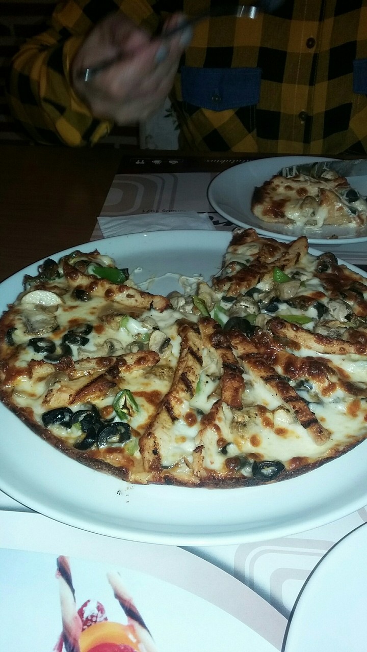 Chicken pizza (by me)