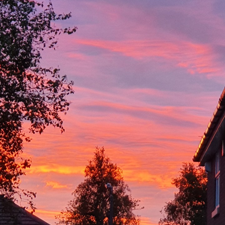 beautiful sunset England may 2019