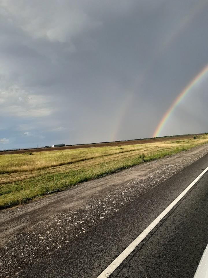 road after rain