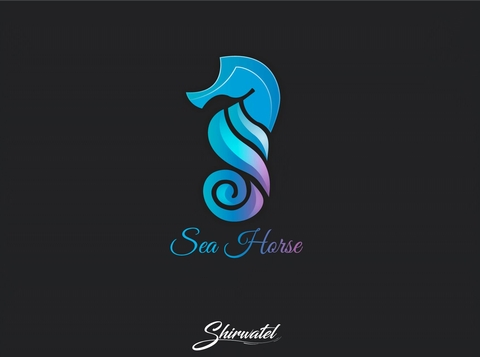 Sea Horse | Flat Minimal Design