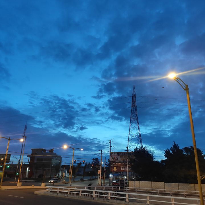 Cielo azul