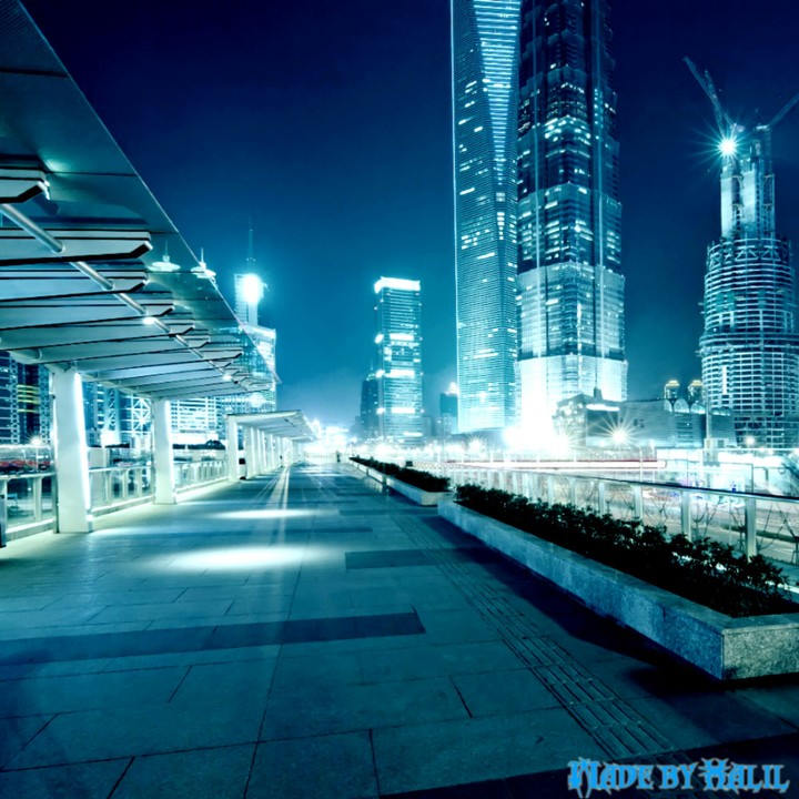 Walking Path at Night
