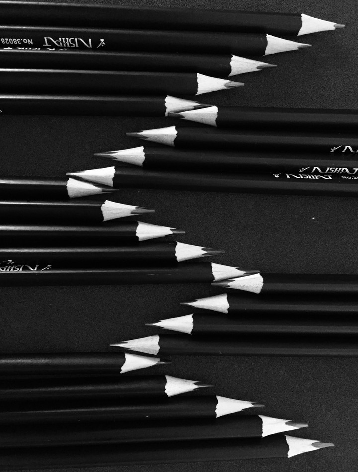 black & white