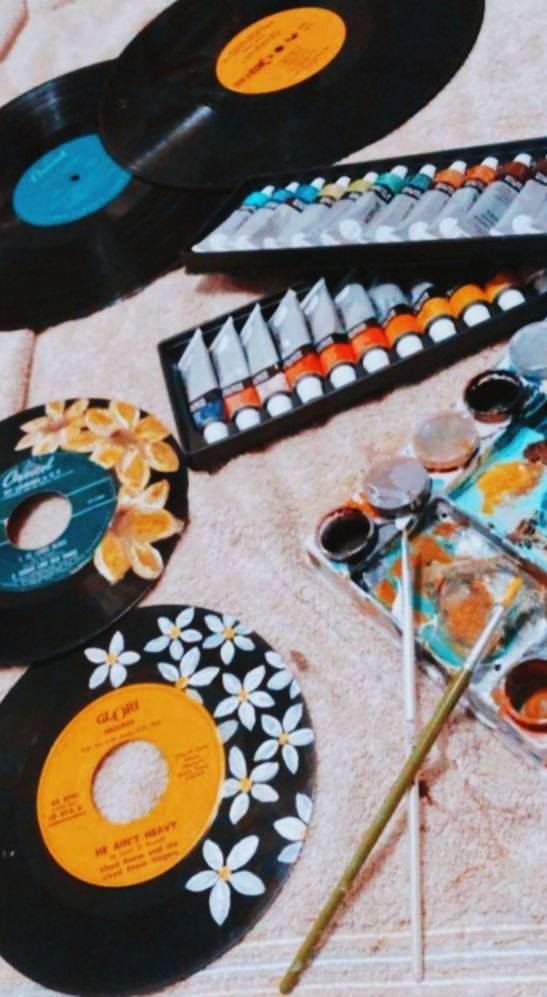 record aesthetic