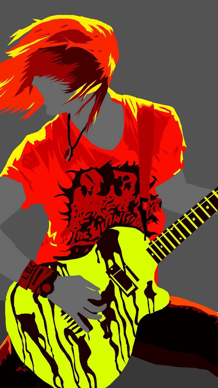 Hipster rock boy