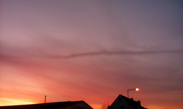 A sky in february