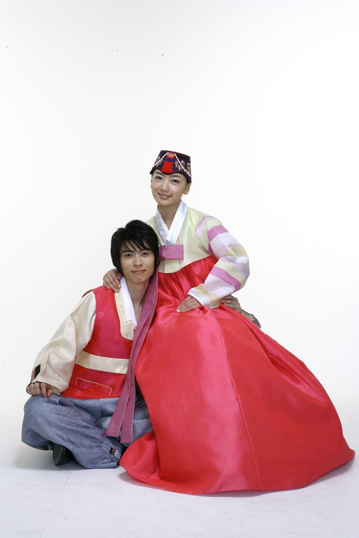 Couple in Korean Dress