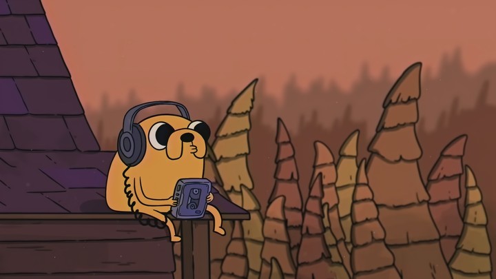 Jake chilling (Adventure time)