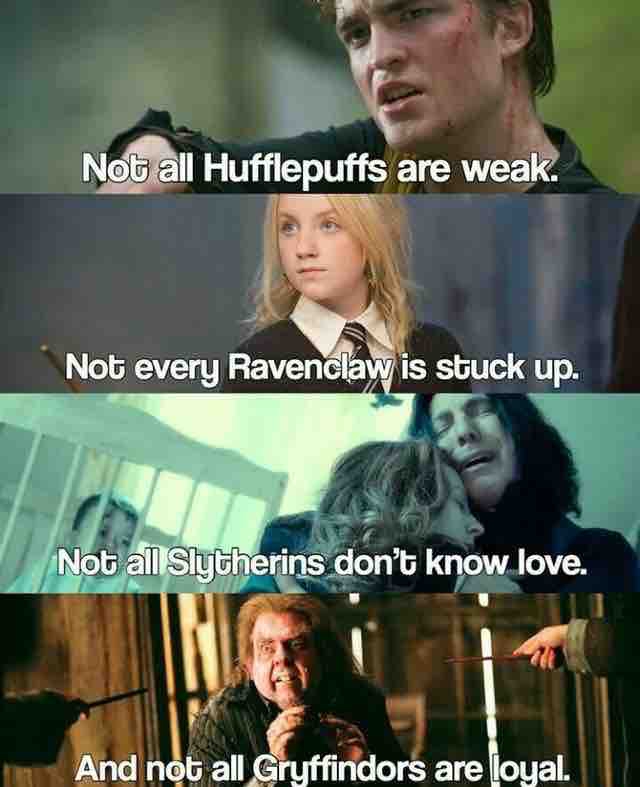 Slytherins aren't evil