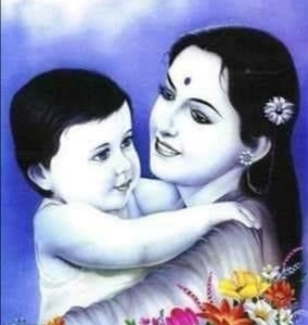 Mom with kid