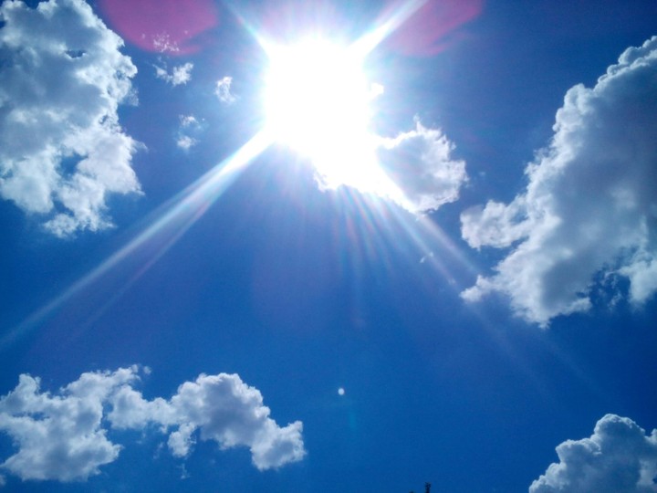 blue sky