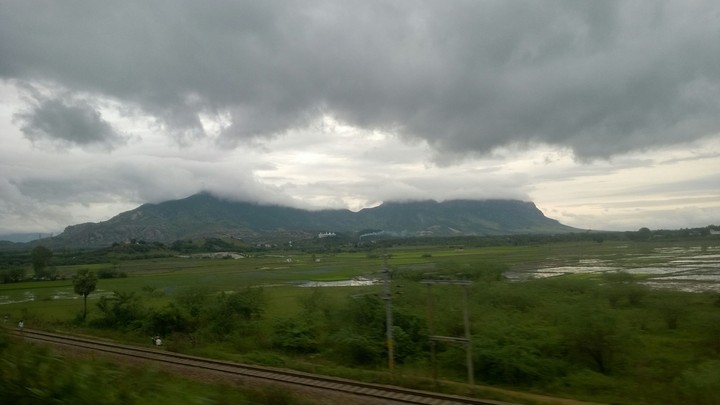 Clouds covering Hills