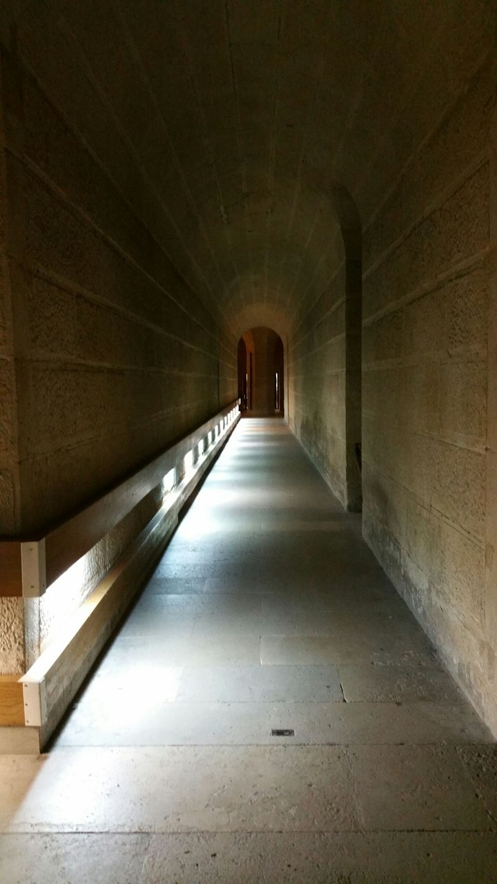 In the hallway of Napoléon