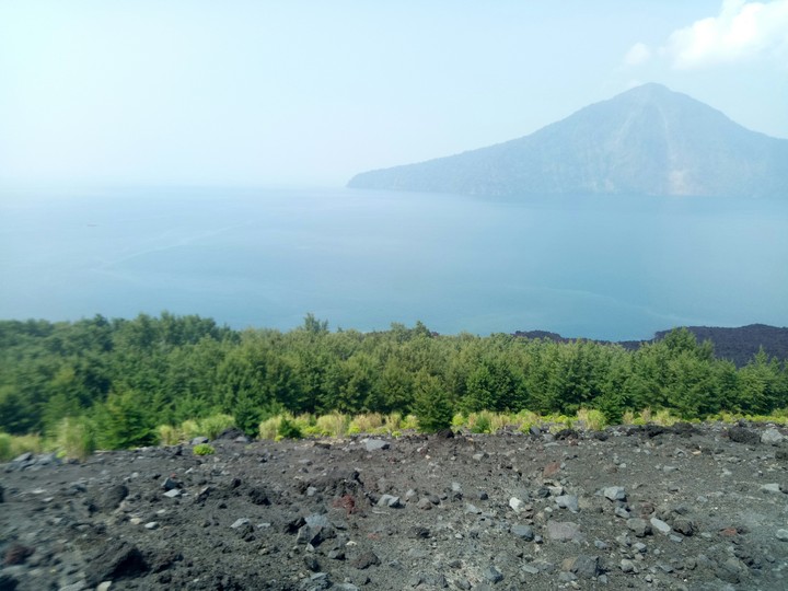 View from Mountain Krakatau's Son.
