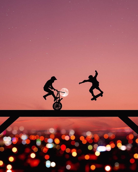 recreation, silhouette壁紙