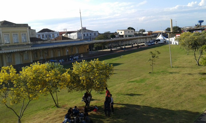 O parque da Estação Saudades.
