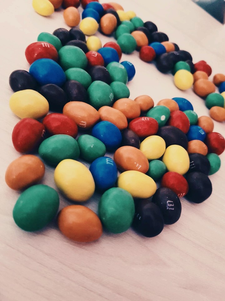 m&m heart
