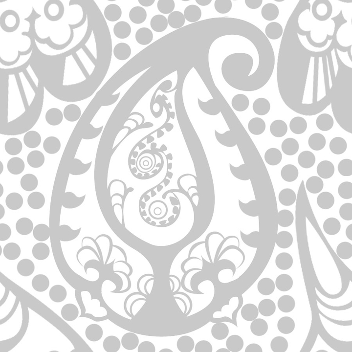 white paisley