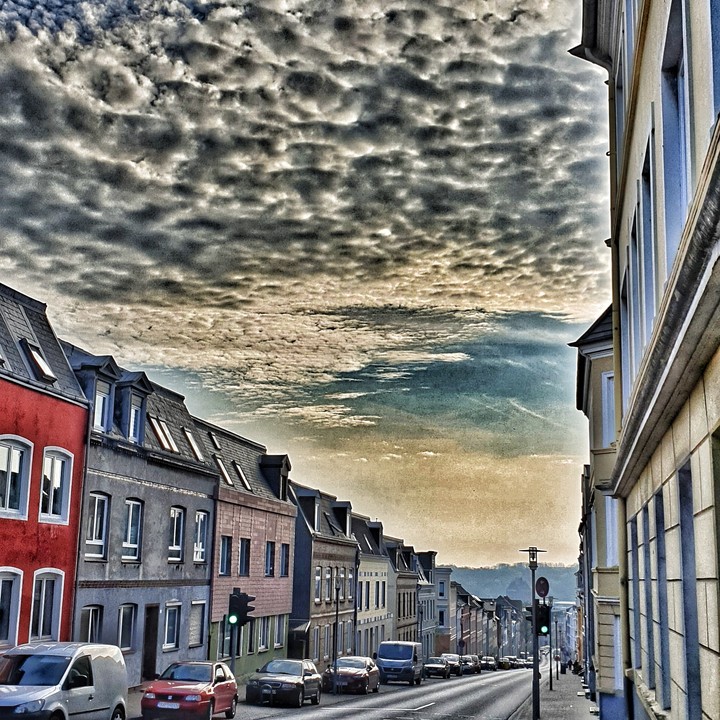 Dunkle Wolken