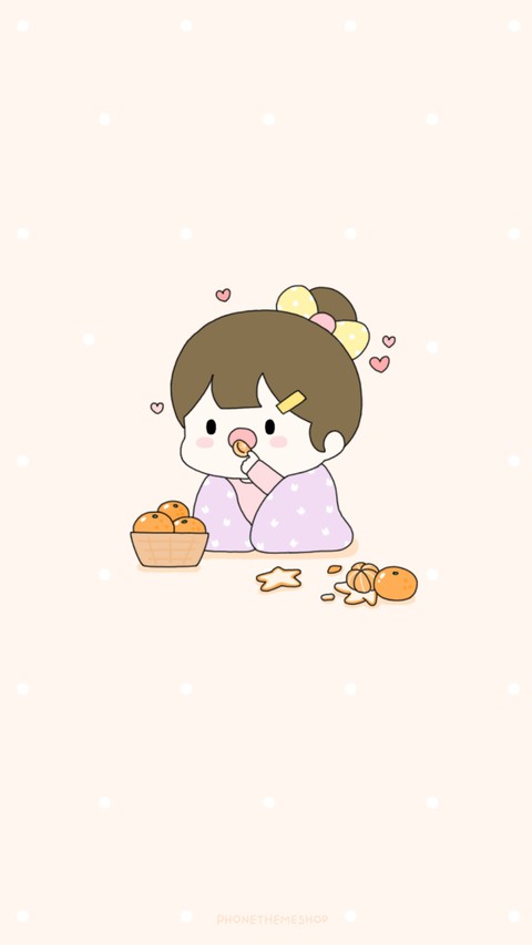 Tangerines in winter
