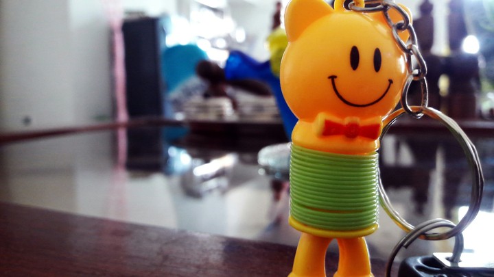 Smile keychain