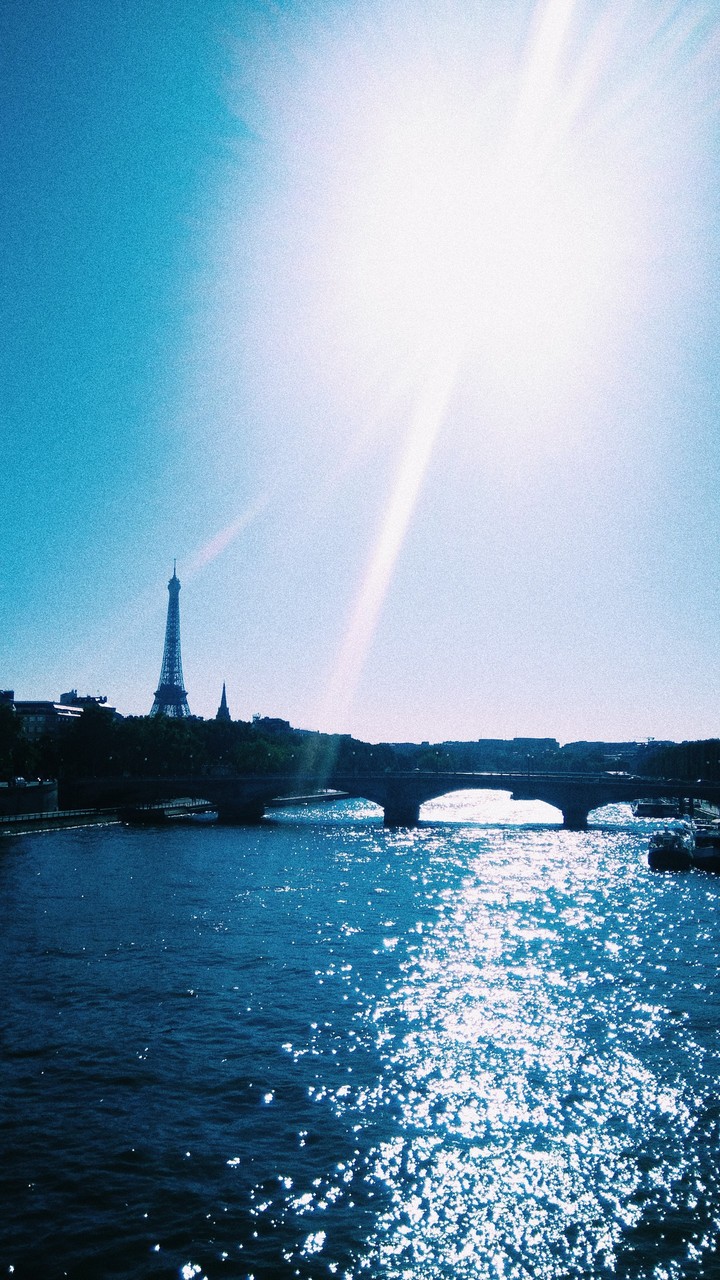 view from Alexander III bridge