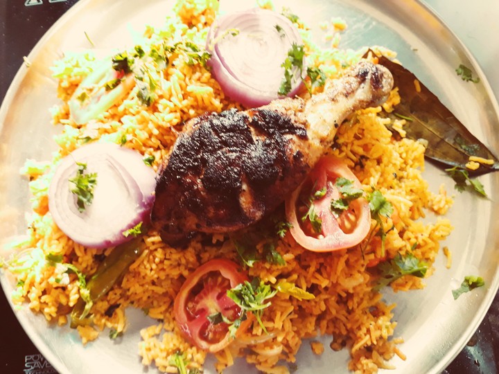 chicken leg piece biryani