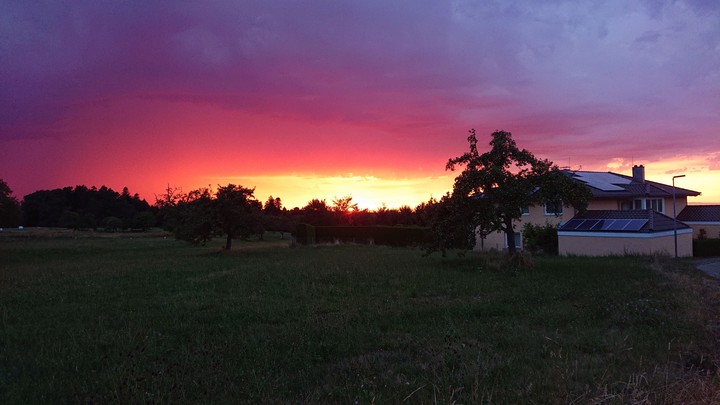 burning sky