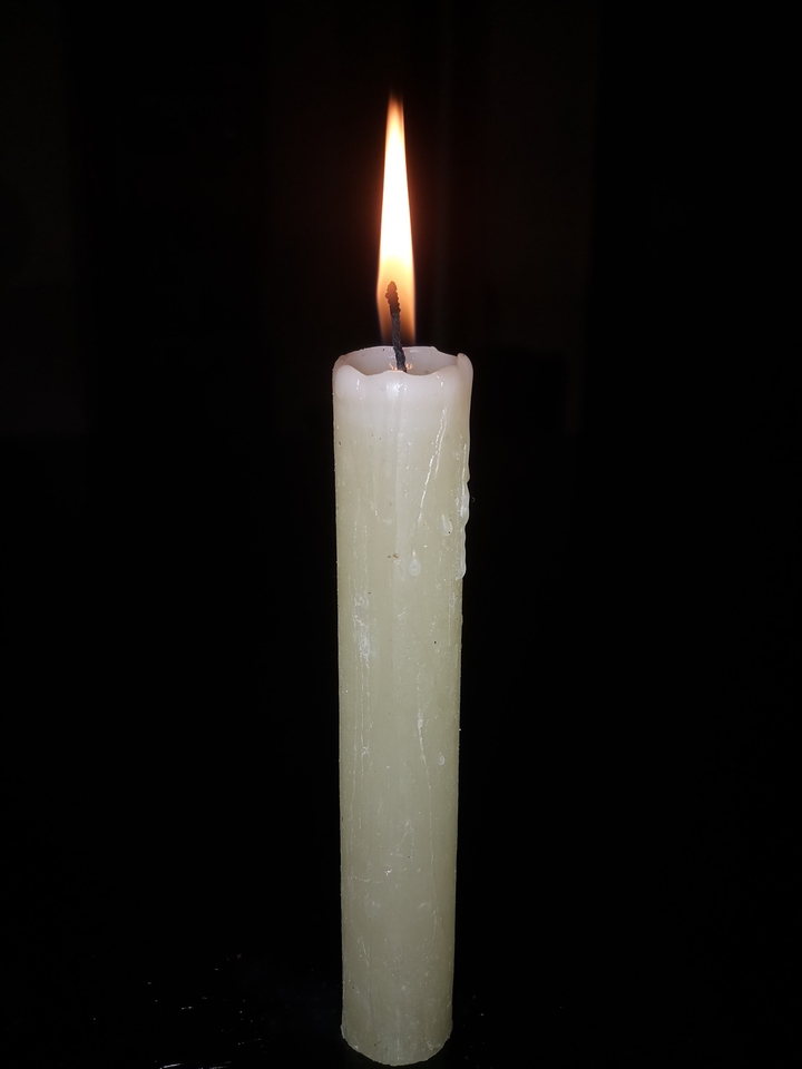 Burning candle